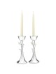 Nambe Tree of Life Shabbat Candlesticks | Candle Holders | Judaica